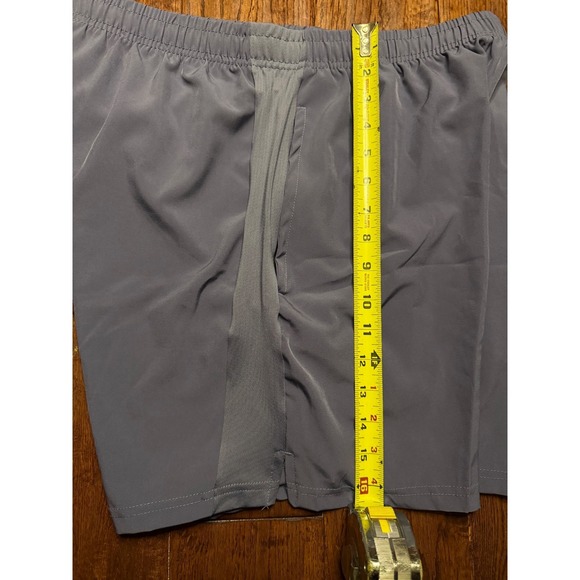 Unbranded Other - Unbranded Mens Athletic Shorts Slate Blue Gray Size Large Mesh Side Panels Gym